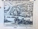 Baudart, Guillaume (1565-1640) (Willem Baudartius)Baudart, Guillaume (1565-1640) (Willem Baudartius) - Copperplate etching/engraving of the siege of Nijmegen, in the Dutch province of Gelderland, by Maarten Schenk in 1589. (plate 199).