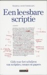 W. Oosterbaan - Een Leesbare Scriptie