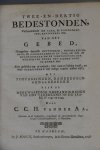 Alberthoma, Robertus - Liederen ter onderwyzing in de stellige, zinnebeeldige, en voorbeeldige godgeleertheid mitsgaders enige geestelyke prenten : verdeelt in vier boeken  waarbij:  Mengeldichten behelzende enige godgeleerde stoffen en vaderlandse geschiedenissen b...