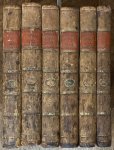 Wolff, Betje &amp; Deken, Aagje. - [First edition, 1793-1796, women literature] Historie van mejuffrouw Cornelia Wildschut; of, de gevolgen der opvoeding, first edition, The Hague, Isaac van Cleef, 1793-1796, 6 vols. Complete set.