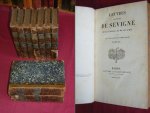 Marie de Rabutin-Chantal, Marquise De Sevigne - Lettres de madame De Sevigne, De sa Famille, et de ses amis, avec les notes de tous commentateurs [Tome I-II, Deel 12 ontbreekt]