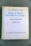 Besançon, Dr. J. B., Struik, W. - Abrégé de l'histoire de la littérature française avec une anthologie (3 foto's)