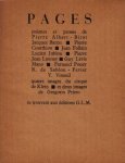 (MANO, Guy Lévis) - Pages. Poèmes et proses de Pierre Albert-Birot (e.a.). Quatre images du cirque de Klein et deux images de Gregorio Prieto.
