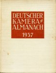 Weiss, Karl - Deutscher Kamera-Almanach 1937. Ein Jahrbuch für die Photographie unserer Zeit, mit 130 Abbildungen.  27. Band.