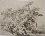 BLOEMAERT, FREDERIK, - Landscape with gnarled tree