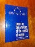 red. - Report on the activities of the council of Europe. September 1976-august 1977.