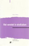 Plaisier, M.J.A. - Het verstek in strafzaken. Diss.