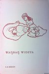 Robson. S.O. - Wanban Wideya. A Javanese Panji Romance Robson. S.O. - Wanban Wideya. A Javanese Panji Romance