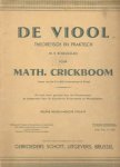 Math. Crickboom - De Viool theoretisch en praktisch