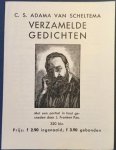PROSPECTUS. - Prospectus Rotterdam, W.L. & J. Brusse. C.S. Adama van Scheltema, Verzamelde gedichten.