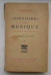 GOMBARIEU, J., - Histoire de la musique. Volume 2. Des origines au debut du XX siecle.