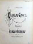 Bourgault-Ducoudray, L.A.: - Deuxième gavotte pour piano Bourgault-Ducoudray, L.A.: - Deuxième gavotte pour piano