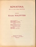 Halffter, Ernesto: - Sonatina. Ballet en un acte. Extraits: Danza de la pastorale, Danza de la gitana. Pour piano seul