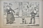 Braakensiek, Johan (1858-1940) - [Original lithograph/lithografie by Johan Braakensiek] De brave grootmoeder en de stoute kleinzoon, 19 Januari 1896, 1 pp.