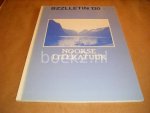 Red.; Cartens, Daan - BZZLLETIN. 14e jaargang nummer 130, november 1985. Noorse Literatuur.