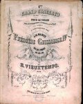 Vieuxtemps, Henri: - 4me. Grand concerto Ré min: (D moll) pour le violon avec accomptagnement d`orchestre ou de piano. Op. 31. Avec piano