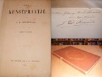 Steuerwald, J.D. - Een kunstpraatje [Gesigneerd met opdracht aan De Weledele Gestrenge Heer E. Steuerwald]