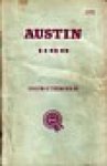 BMC - Austin 1100 instructieboekje