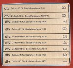 Horkheimer, M. - Zeitschrift fur Sozialforschung 1932-1941 Horkheimer, M. - Zeitschrift fur Sozialforschung 1932-1941