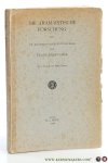 Rosenthal, Franz. - Die Aramaistische Forschung seit Th. Noldeke's Veroffentlichungen. Mit 5 Tafeln und einer Karte.