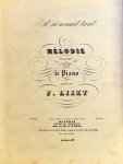Liszt, Franz: - [R 203] Il m`amait tant [Er liebt mich so sehr]. Mélodie transcrite pour le piano