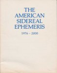 Michelsen, Neil F. - The American Sidereal Ephemeris 1976-2000