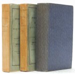 SPINOZA, B. DE - Opera quae supersunt omnia. Ex editionibus principibus denuo edidit et praefatus est Carolus Hermannus Bruder. Editio stereotypa. Complete in 3 volumes.