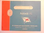  - Passage ticket N.V. Stoom Maatschappij Nederland 1968.