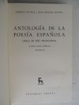 Alonso damaso ,  Blecua jose manuel - Antologia Hispanica 3 -  Antologia de la Poesia Espanola, lirica de tipo tradicional