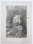Constantijn Daniel van Renesse (1626-1680) - [Antique print, etching] Portrait of a young man in profile, published before 1680.