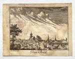 Abraham Zeeman (1695/96-1754) - Antique print, city view, 1730 | Den Briel (Brielle), published 1730, 1 p.