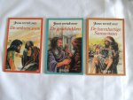 Pieters, Jos  - tekstill. van Herman Schevelenbos - JEZUS VERTELT OVER: DE BARMHARTIGE SAMARITAAN, DE VERLOREN ZOON,DE GOUDSTUKKEN ---  3 delen SAMEN 5.00 euro
