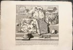 Jean Barbault (ca. 1718-1762), and Giovanni Battista Piranesi (1720-1778) - [Antique print, etching, Piranesi] Frammenti della Camera sepolcrale dirimpetto alla Chiesa di S. Sebastiano fuor delle Mura. (fragments tomb chamber), published 1756-1784, 1 p.