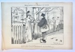 Braakensiek, Johan (1858-1940) - [Original lithograph/lithografie by Johan Braakensiek] Wetten ingediend met de Stembus in het verschiet, 23 April 1905, 1 pp.