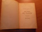 Tacite; Charpentier, M. - Oeuvres complètes de Tacite. Tome premier. Annales