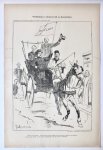 Braakensiek, Johan (1858-1940) - [Original lithograph/lithografie by Johan Braakensiek] Verkiezing in District IX te Amsterdam, 28 September 1902, 1 pp.