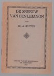 Abraham Kuyper - De sneeuw van den Libanon