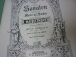 Beethoven; Ludwig von (1770 – 1827) - Sonaten fur Klavier zu 2 handen - Band 1, (herausgegeben von Louis Kohler und Adolf Ruthardt)