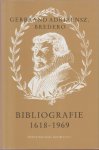 Samengesteld door EK Grootes, PC Punt, PJ Verkruijsse - Objectieve persoonsbibliografie van G.A. Bredero (1618-1969) - Bibliografie van boeken en artikelen over Gerbrand Adriaensz. Bredero (1585-1618) die verschenen tussen 1618 en 1969.