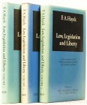 HAYEK, F.A. - Law, legislation and liberty. A new statement of the liberal principles of justice and political economy. Complete in 3 volumes.