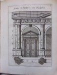 Schuym, Joachem. - Gront-Regulen der Bouw-Konst, Ofte de uytnementheyt van de vijf Ordens der Architectura, van Vincent Scamozzi, Bouwmeester van Venetien. Oversien, vermeerdert, en uyt het groot in 't kleyn gebracht, nevens de Auteur sijn gegeven parten, de uyt...
