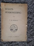 Wibaut .F.M. - Staatspensioneering