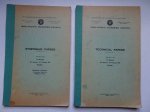 Var. authors. - Indo-Pacific fisheries council. Technical papers  and symposium papers. Presented at the 5th meeting, 22nd January- 5th February 1954, Bangkok. 2 Volumes.