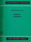 Kant, Immanuel - Kritik der Urteilskraft
