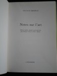Mirbeau, Octave, Ed J.F.Nivet & P.Michel - Notes sur l'art
