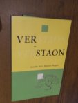Mensen-Siegers, A.M.G. - Ver-staon. Gedichten, proatverzen, haikus