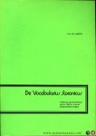 LAMERS, H. - De Vocabularius Saxonicus. Onderzoek naar de herkomst van Hs.I 603 nr. 4 van de Stadtbibliothek te Mainz (proefschrift)