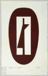 WUIDAR, Léon - Léon Wuidar - [Abstract linocut] Original linocut, numbered and signed