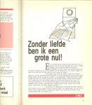 Bosmans, Phil  ..   Omslagontwerp : Bert Pieters - Mensen gaarne zien .. Da's mijn hobby .. Spreukenboek van Bond Zonder Naam ter gelegenheid van het 30 Jaar Jubileum van 1959 - tot 1989 .. Verbeter de wereld begin opnieuw met jezelf