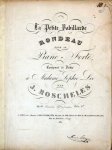 Moscheles, Ignaz: - [Op. 66] La petite babillarde. Rondeau pour le piano-forté. Op. 65 [i.e.66]
